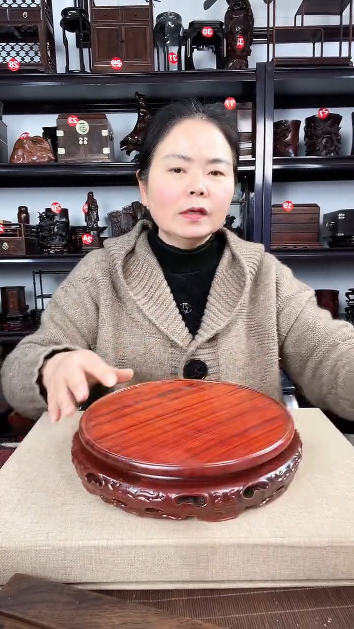 【闪购商品】木615瑕疵老李红木工艺品