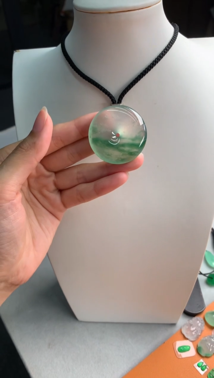 【闪购商品】翡翠颈饰未镶嵌38.5-7.5