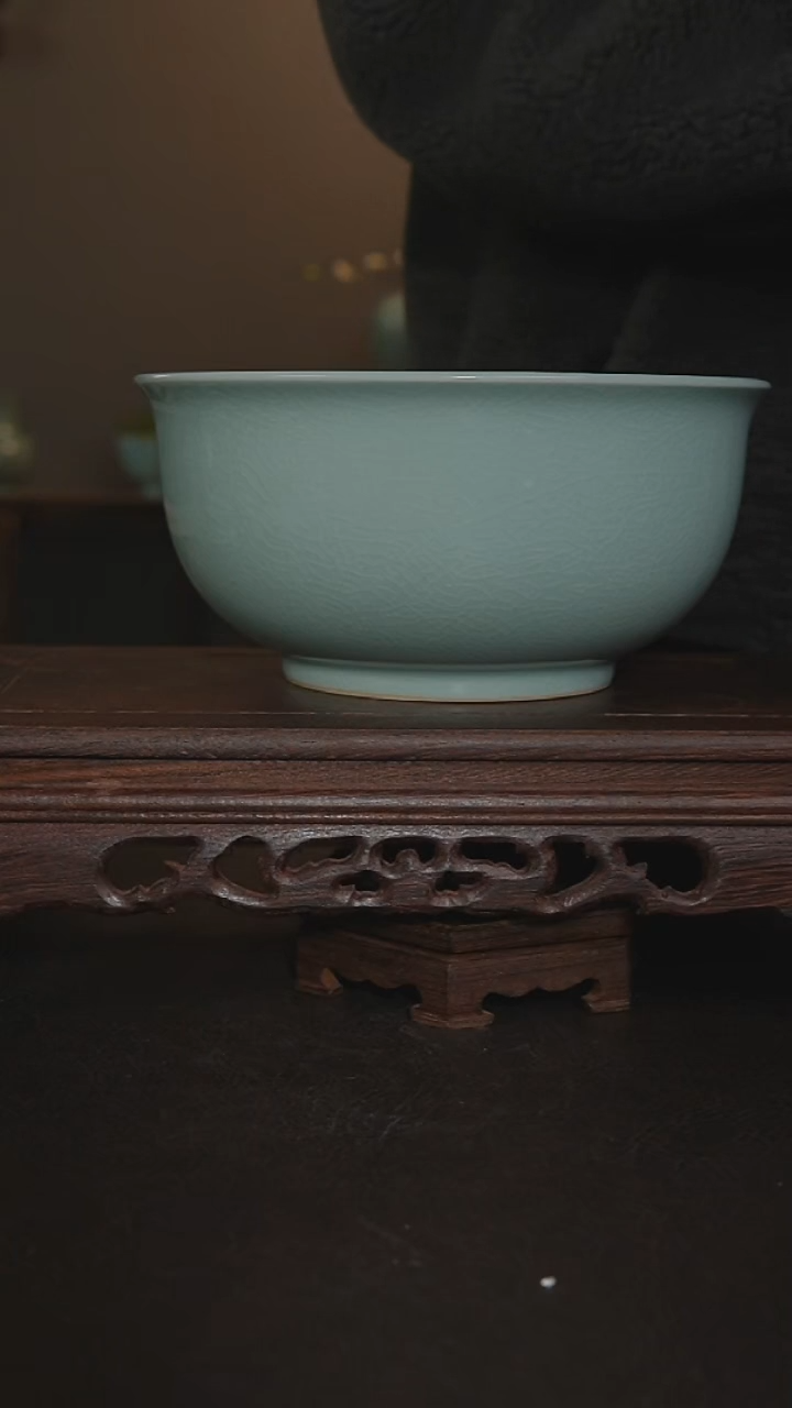 摆件瓷杨聚斌汤盆