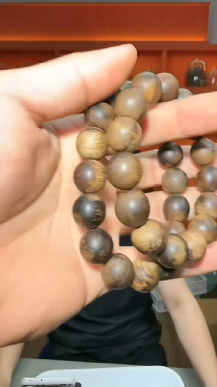 沉香手串191号沉水尖峰岭1.4多样性发一