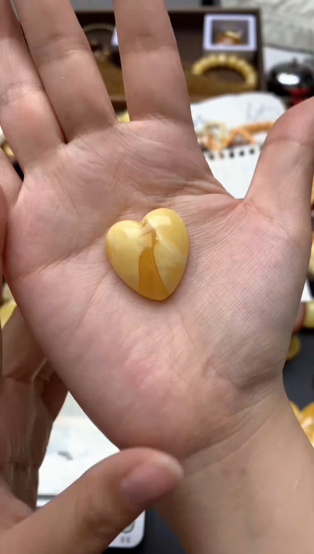 【闪购商品】琥珀珠宝奇石未镶嵌070琥珀蜜蜡 花粉