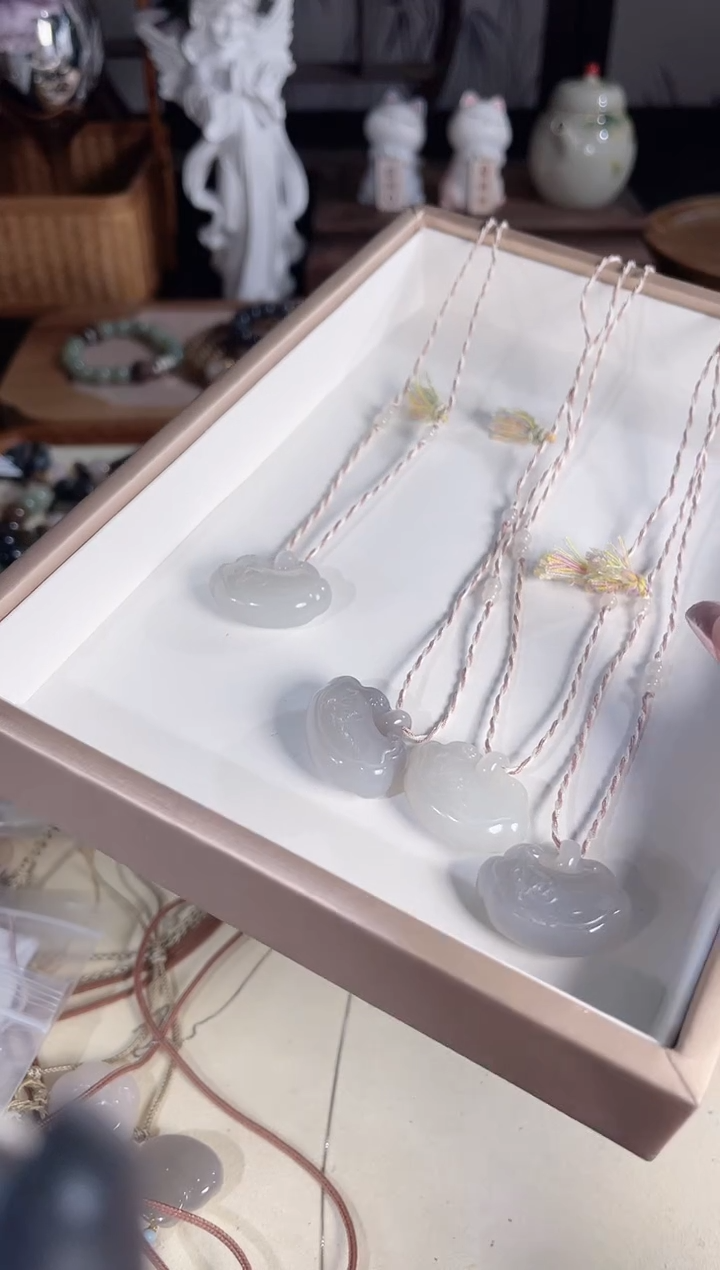 和田玉未镶嵌项链多样性发货其一默认天然特征