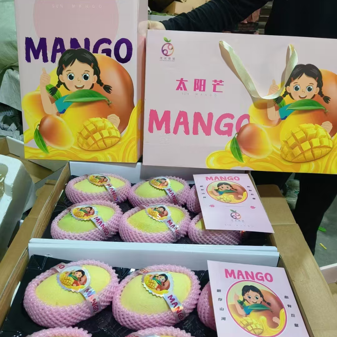 广西高乐蜜芒果特大果6粒高端大气礼盒装