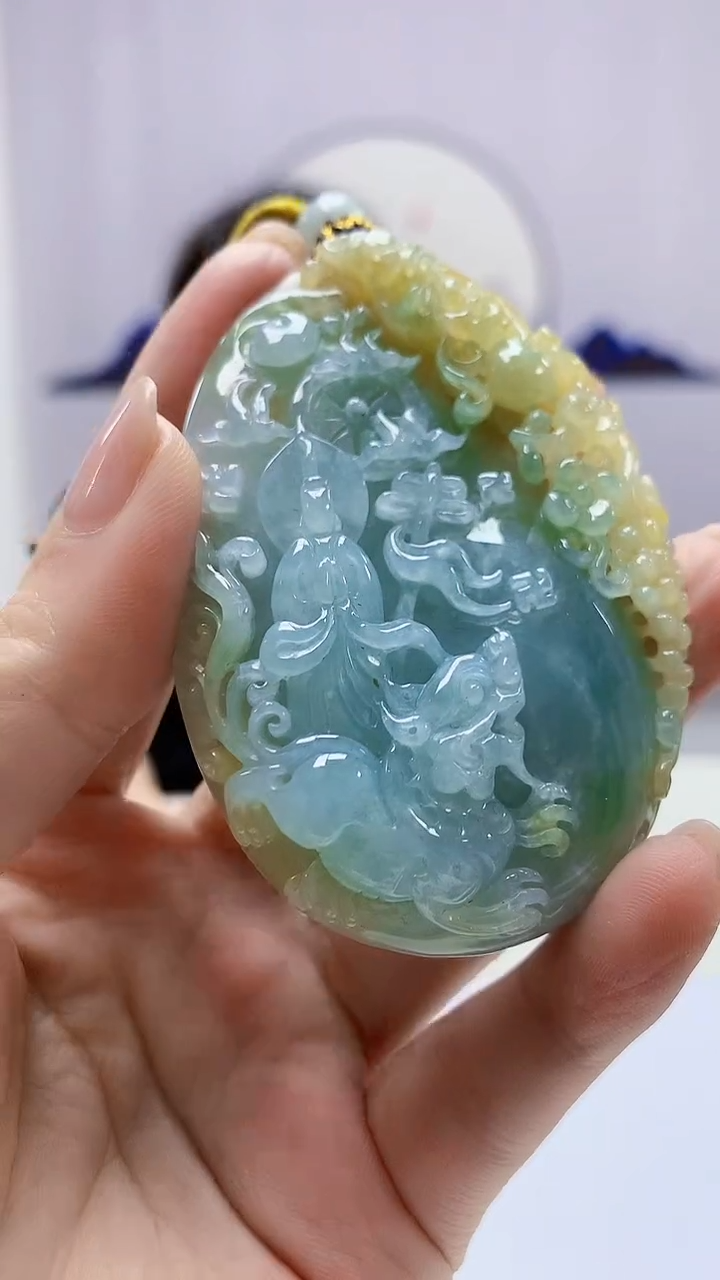 定制翡翠未镶嵌4902ms-毛货127悟道