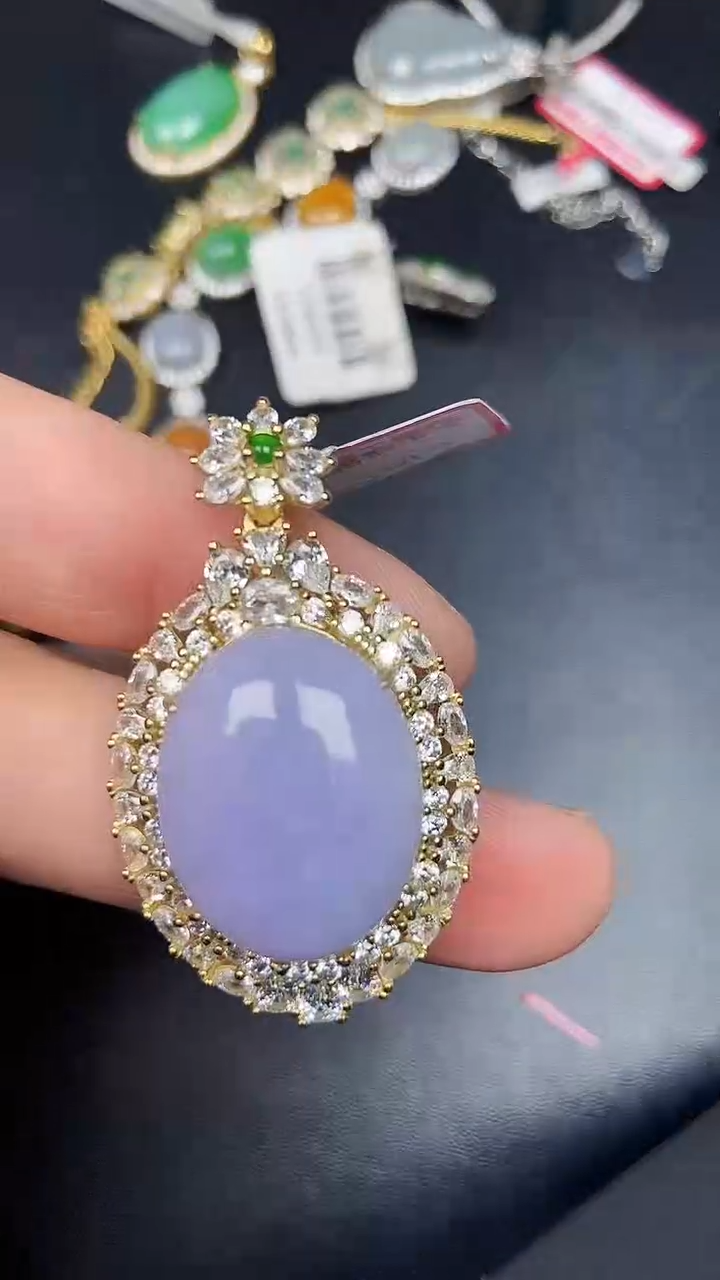 银S925镶嵌戒指翡翠2460