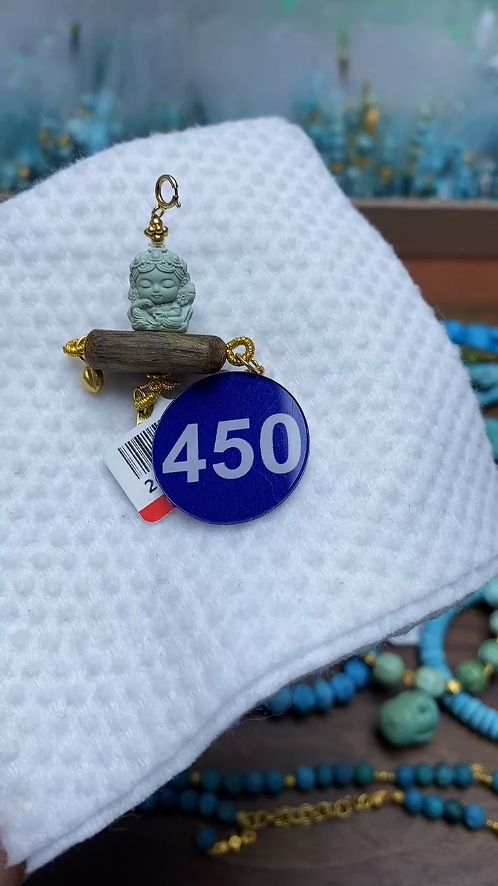 【闪购商品】绿松石吊坠银S925镶嵌450