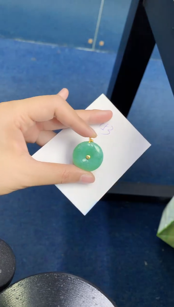 【闪购商品】翡翠颈饰18K金镶嵌000000000