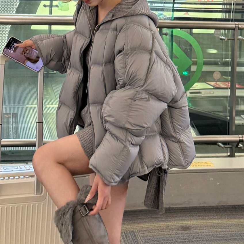 圆领拉链厚款蓉蓉服外套显瘦女装冬季20251122