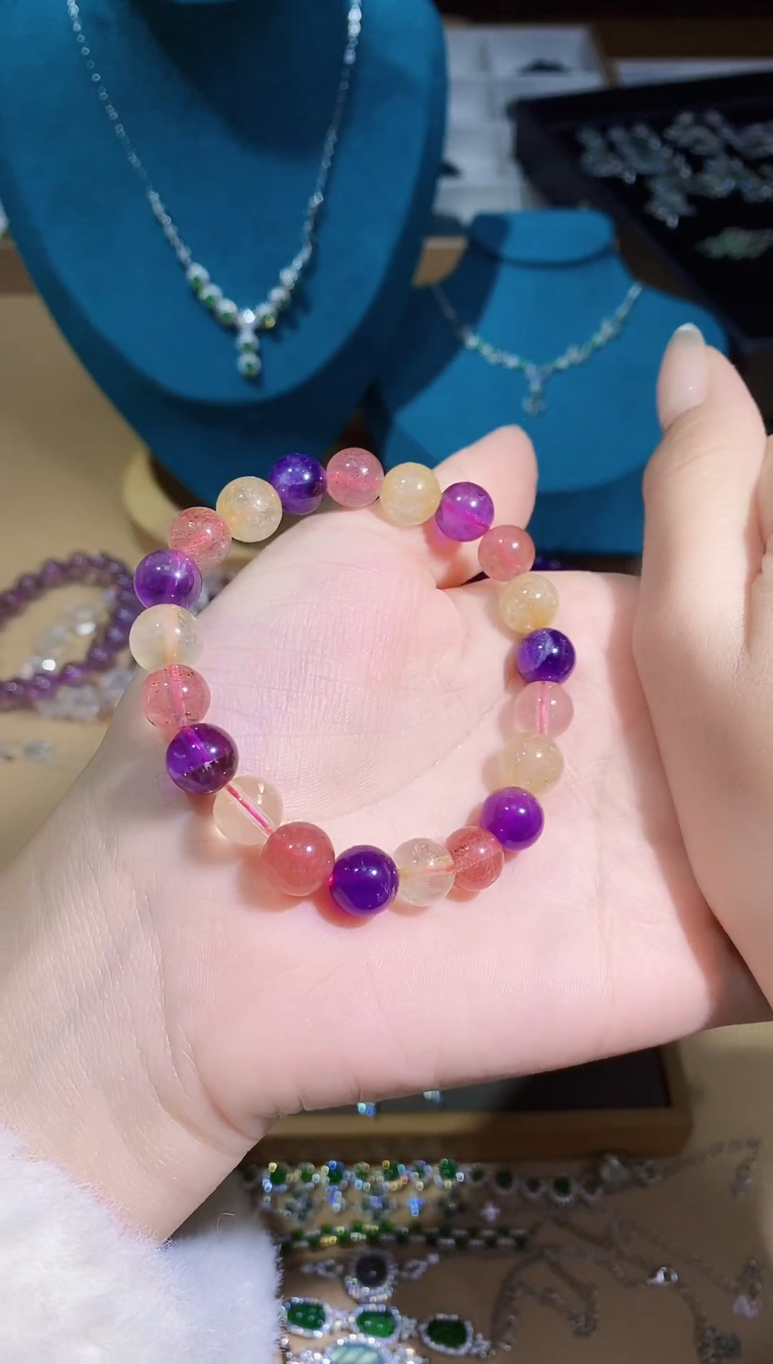 【闪购商品】水晶手串未镶嵌多样性 发其一【59】