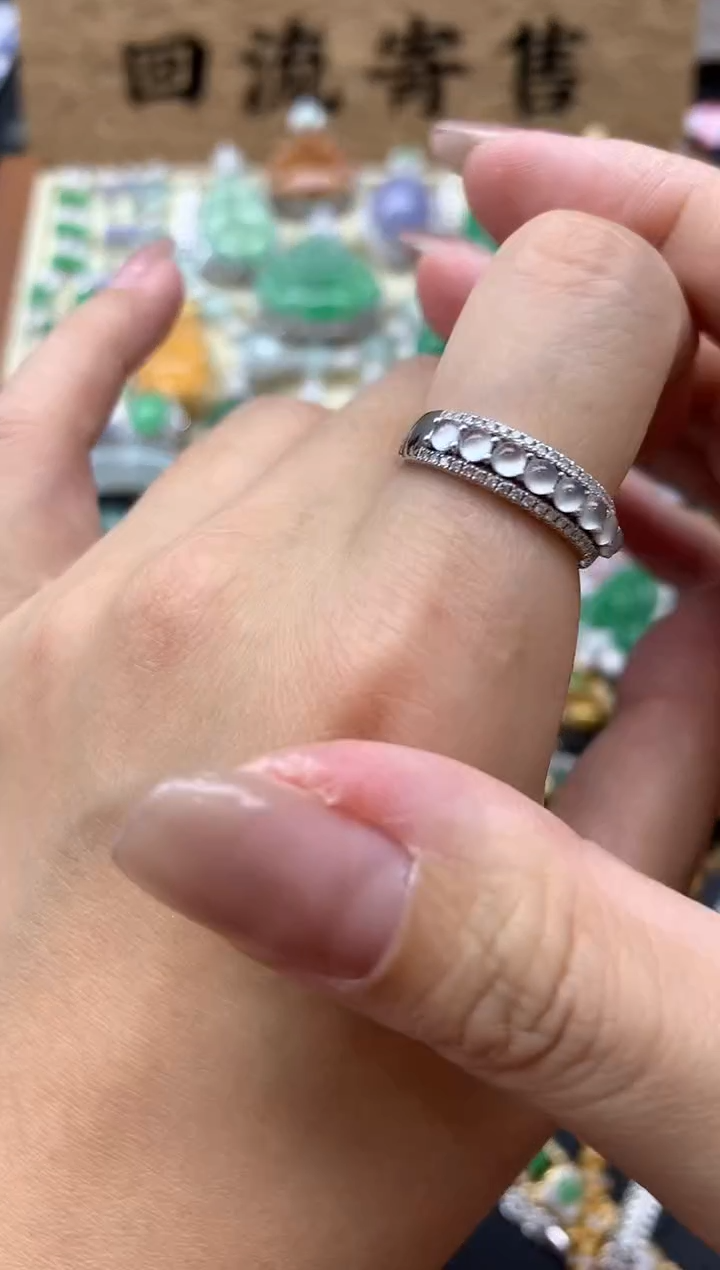 【闪购商品】翡翠戒指18K金镶嵌147-中国好珍宝