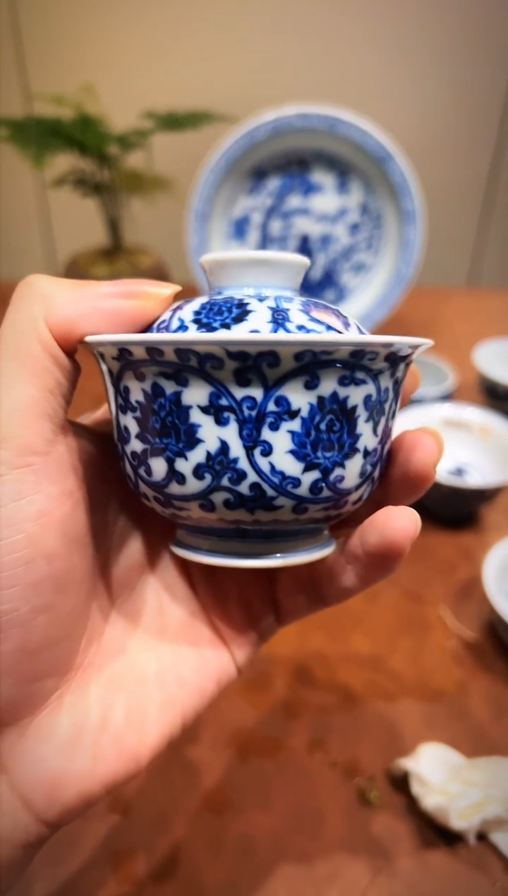 【闪购商品】杯子晓楼二才元宝盖碗