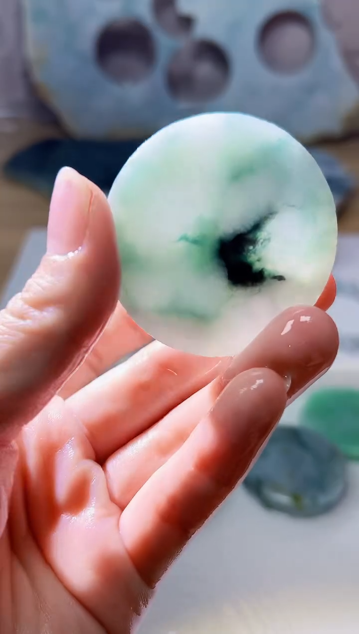 裸石翡翠天然翡翠A货石 南 397