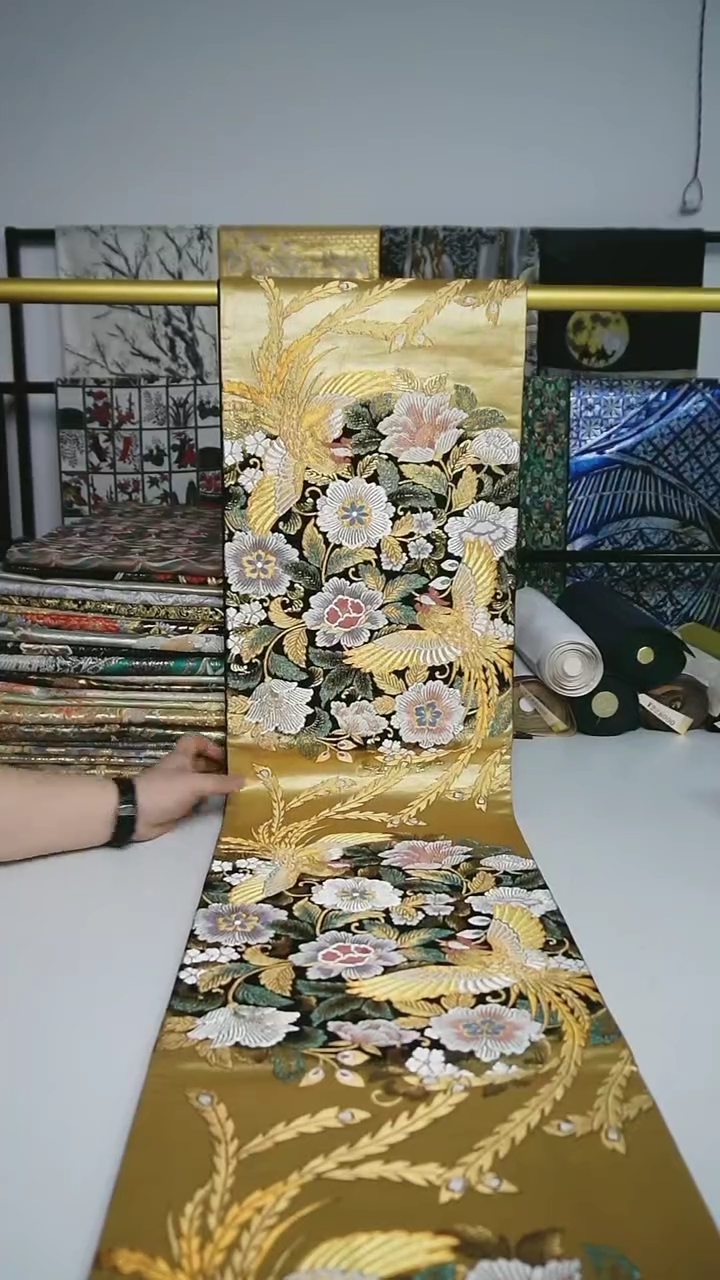 【闪购商品】织绣织锦80六通细密织花鸟