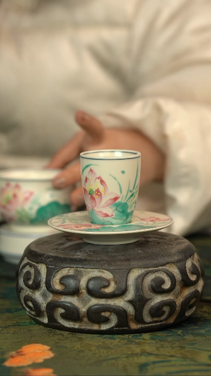 【闪购商品】初六好物分享@@荷花杯碟套装