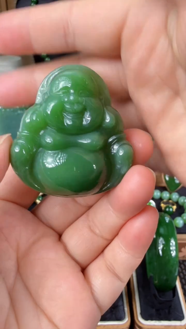 【闪购商品】和田玉（碧玉）吊坠(赠链)未镶嵌 