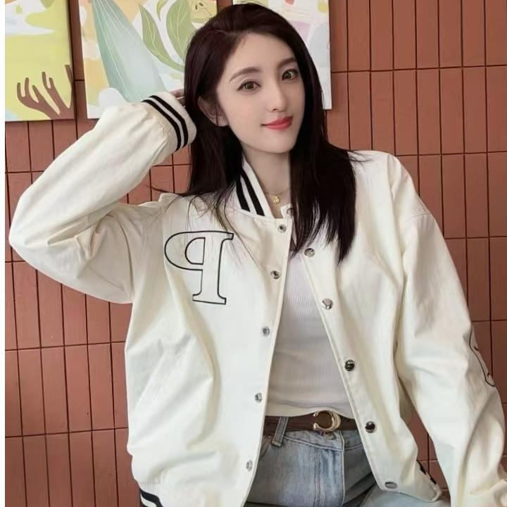 男女同款单排扣飞行员夹克外套（1688）