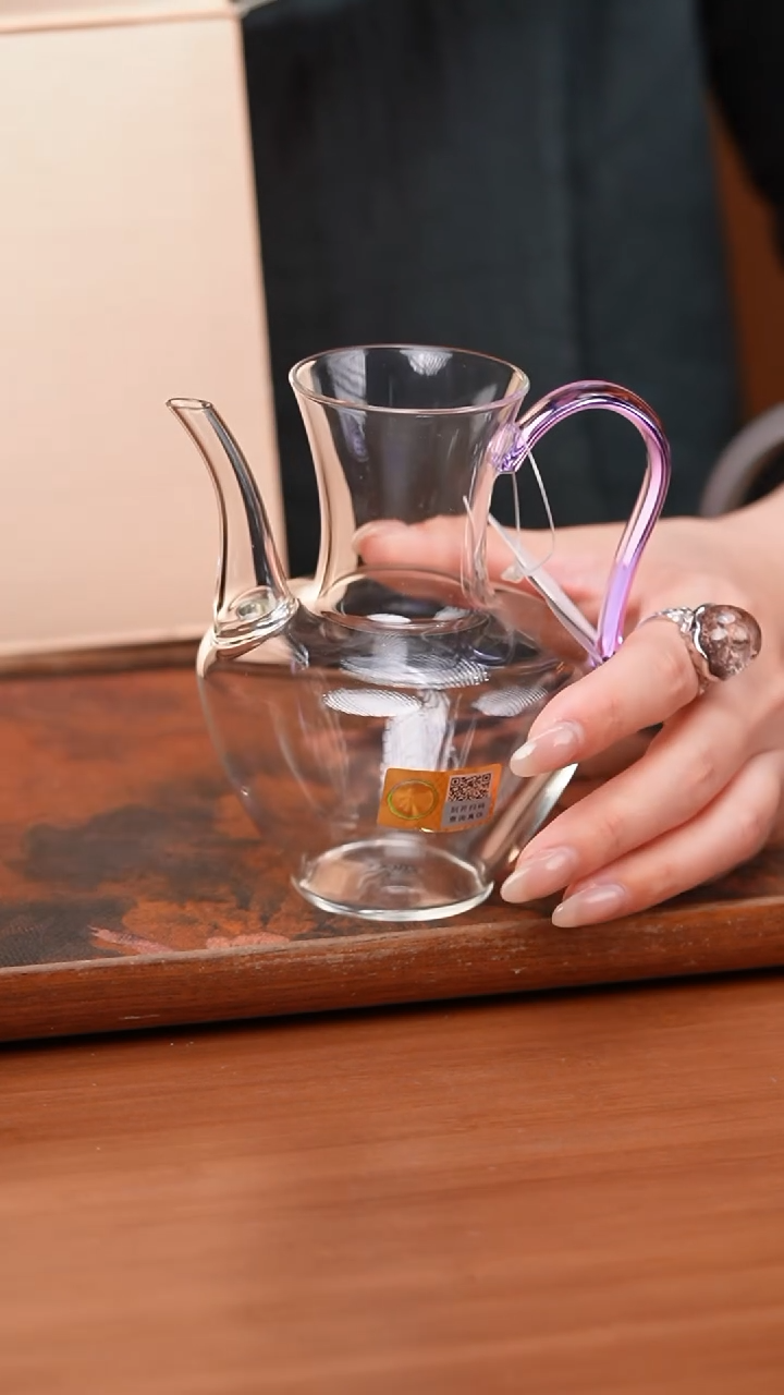 【闪购商品】禾器/晶彩俏然茶海/浅紫/定制版