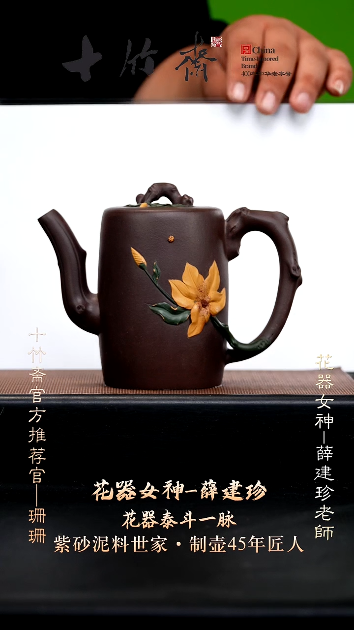 薛建珍01-98 老紫泥杜鹃花竹节