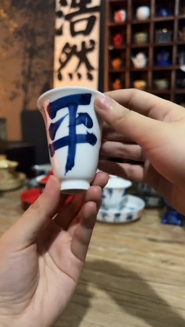 【闪购商品】观云听雨原创手绘茶具