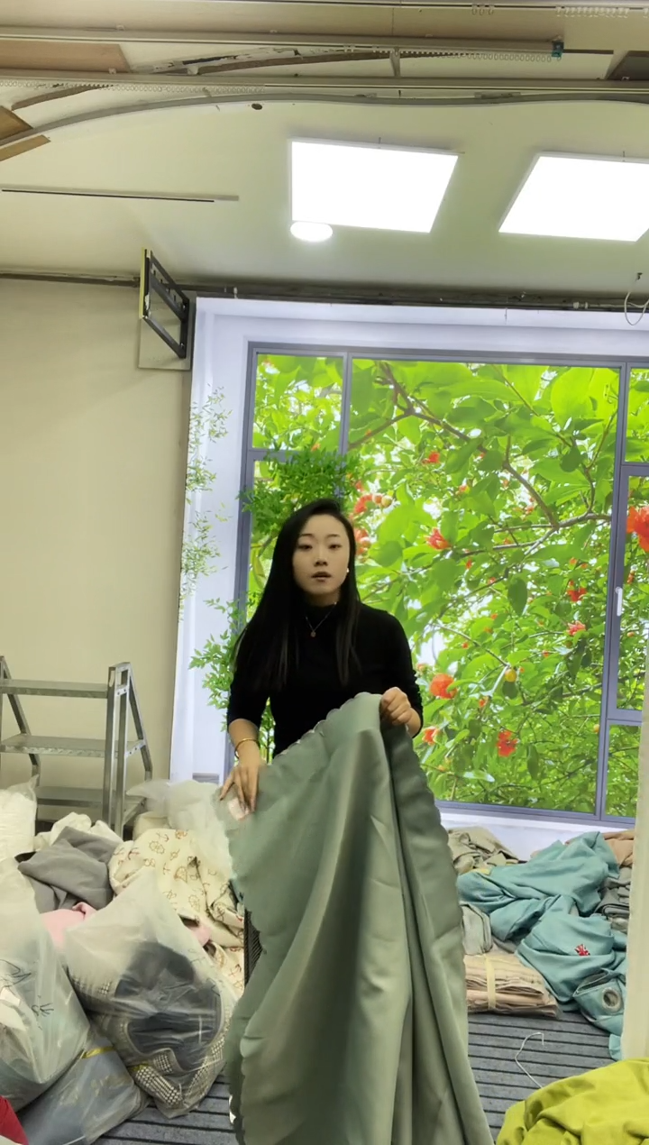 混纺棉麻46号 孤品窗帘