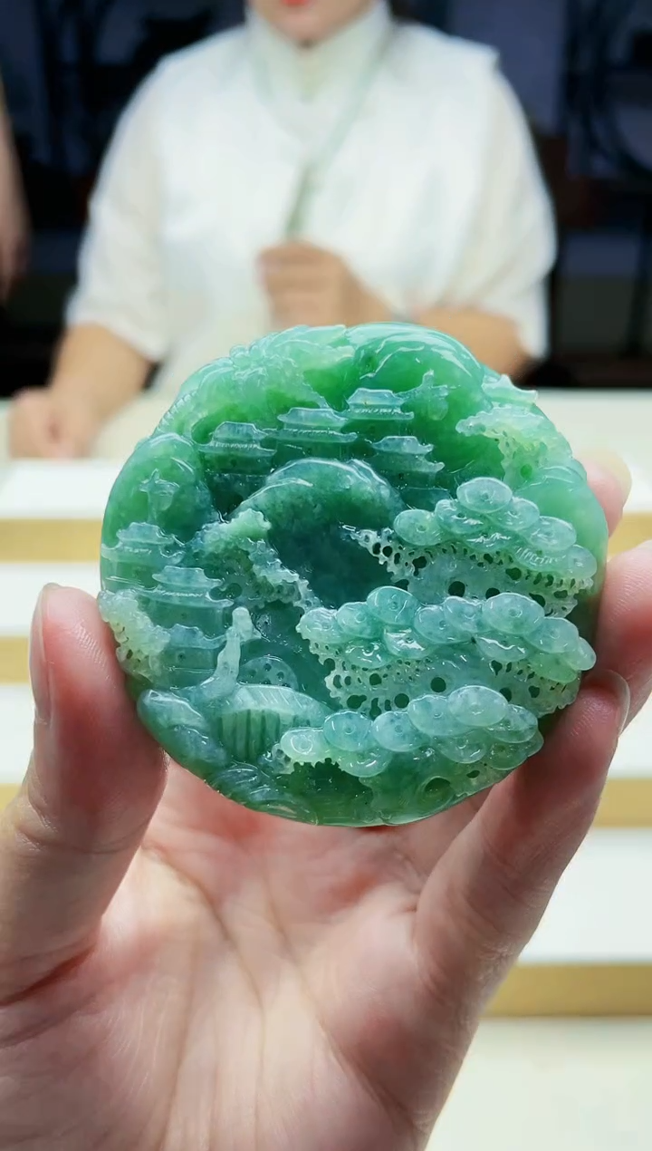 未镶嵌定制翡翠毛货09080379