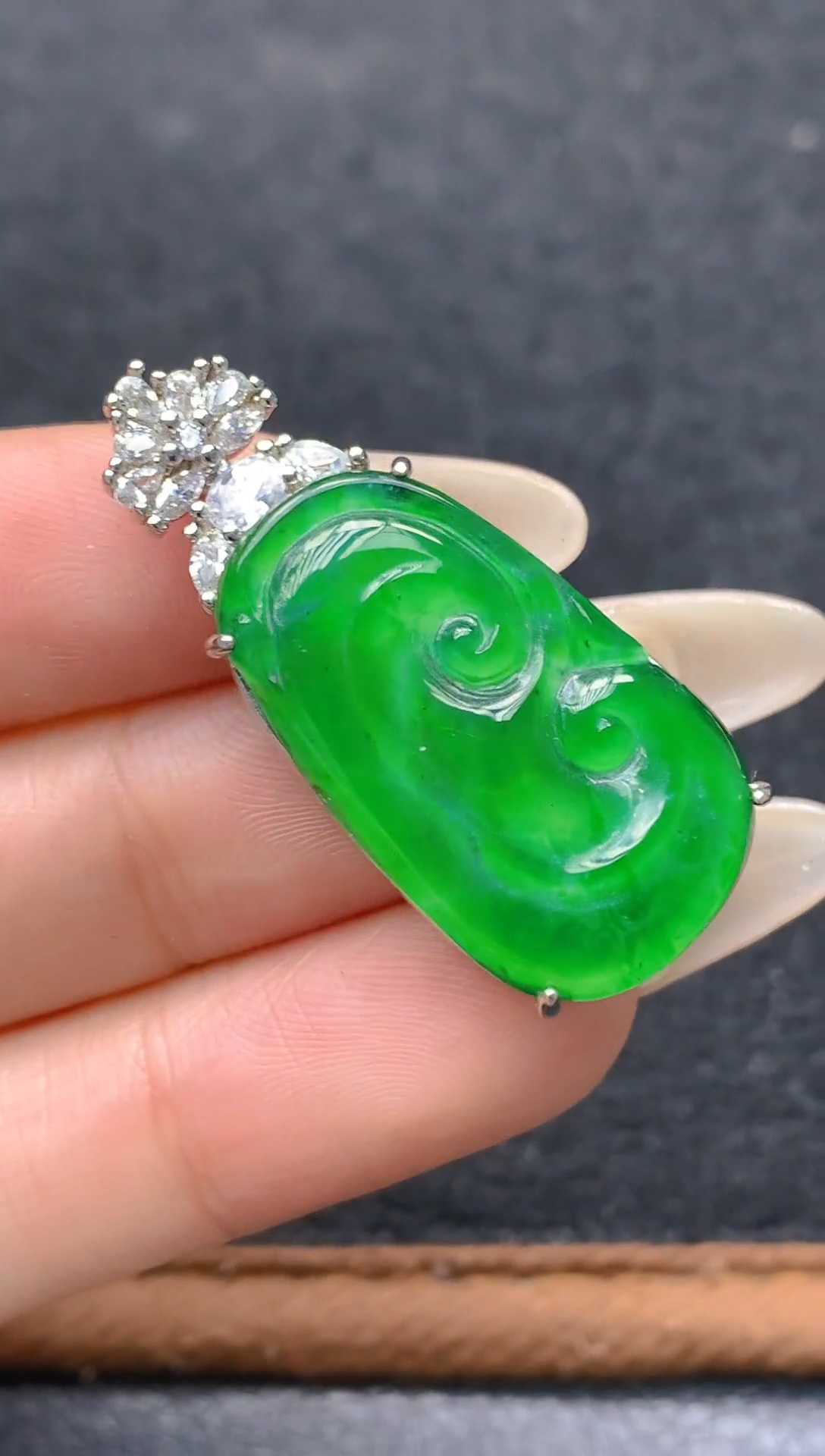 未镶嵌挂件翡翠天然翡翠A货