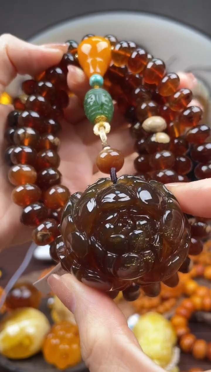 【闪购商品】琥珀裸石未镶嵌首饰 假1赔4 （多样性发货1件