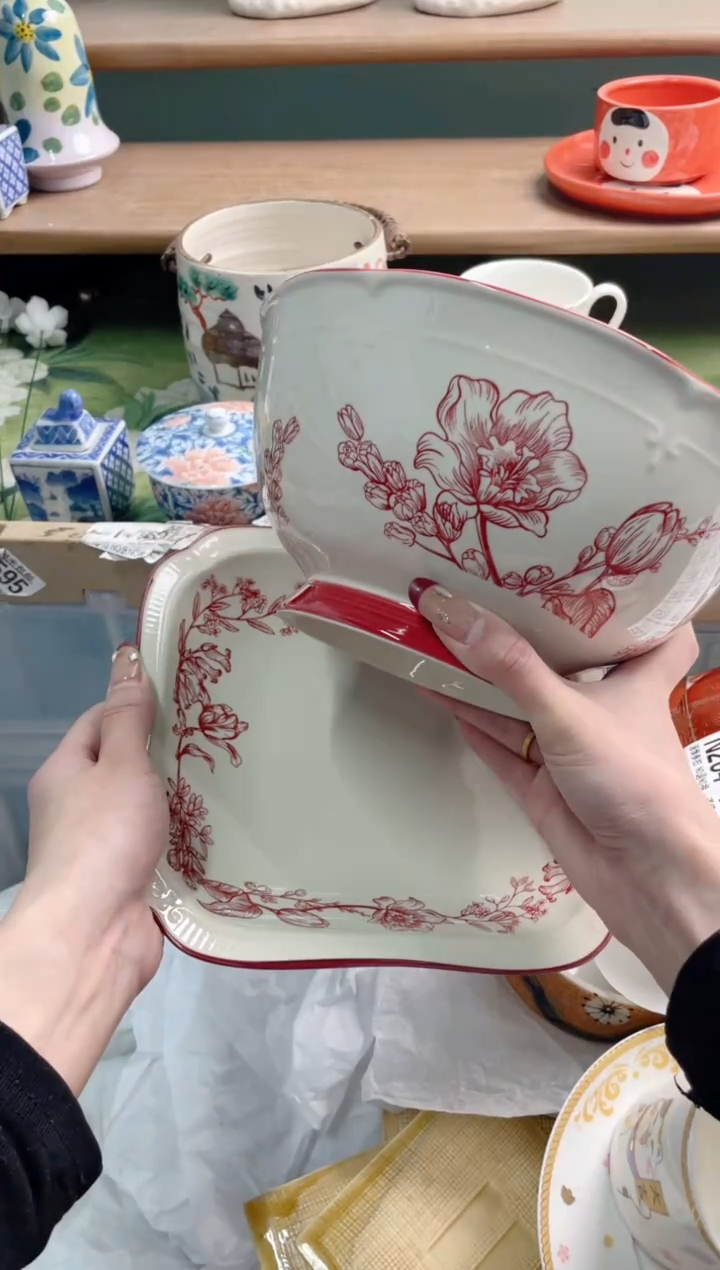 陶瓷毛*X1碗1盘*********