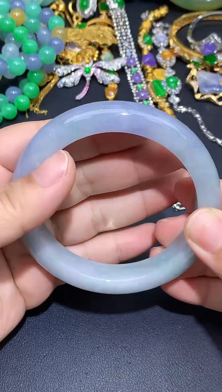 未镶嵌手镯翡翠431-春日珠宝