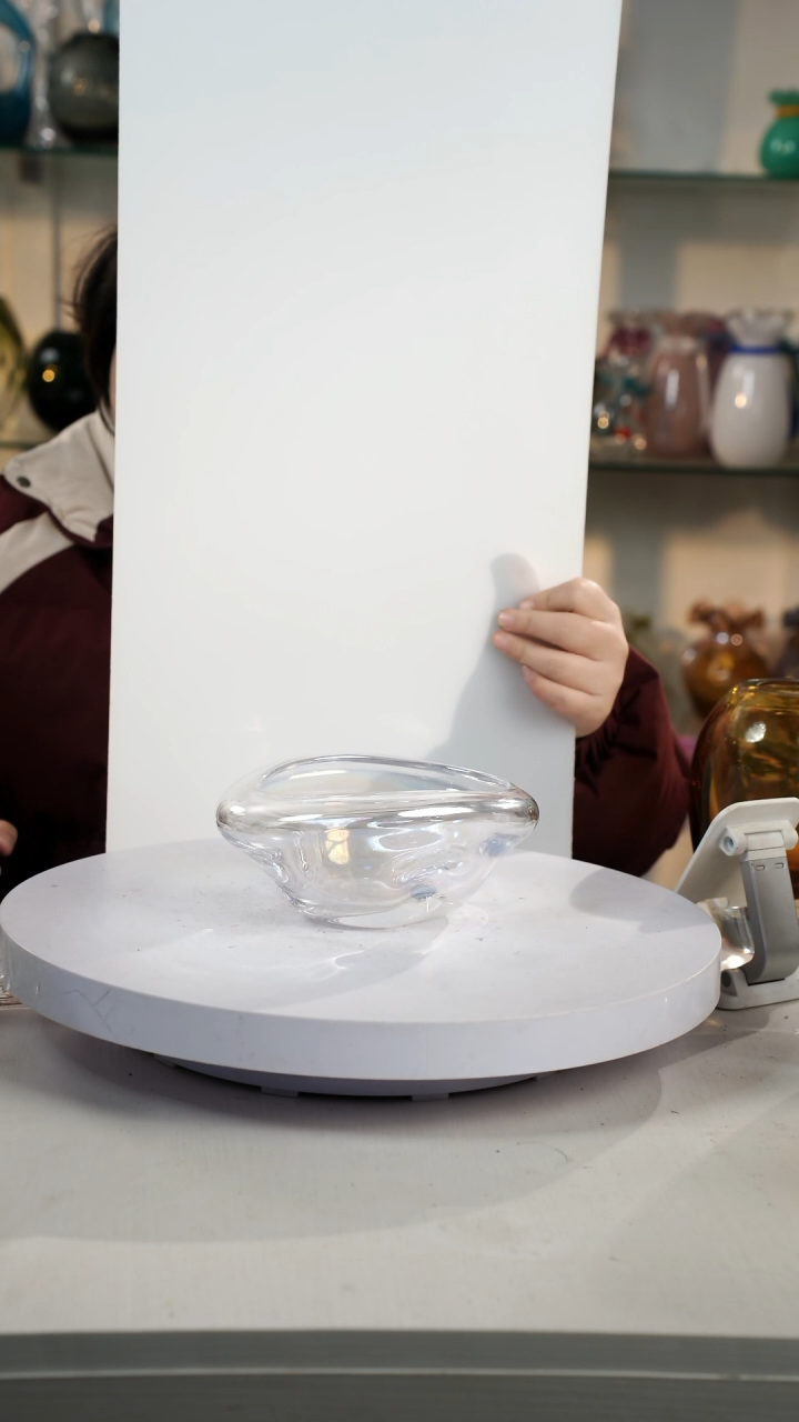 【闪购商品】琉璃长20轻奢琉璃花器微瑕福利