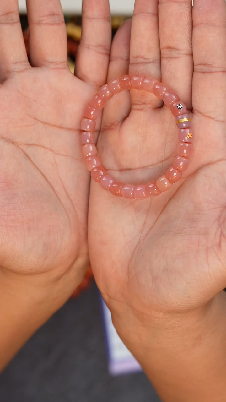 【闪购商品】玛瑙/玉髓手串未镶嵌粉糯手串