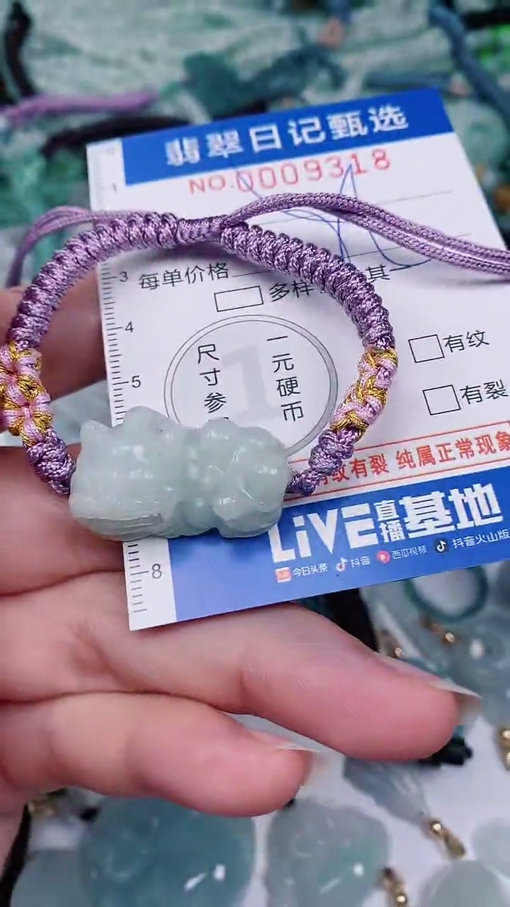 【闪购商品】翡翠颈饰未镶嵌00009318
