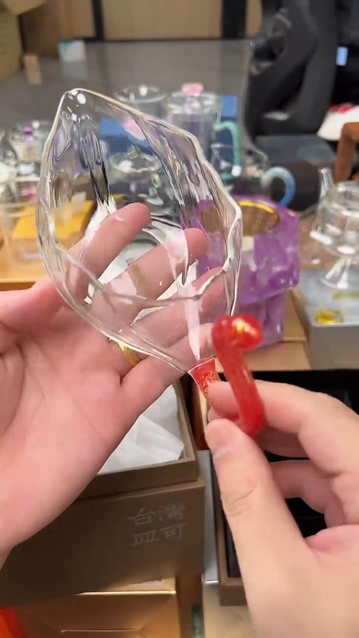 @@皿可茶具天鹅红金