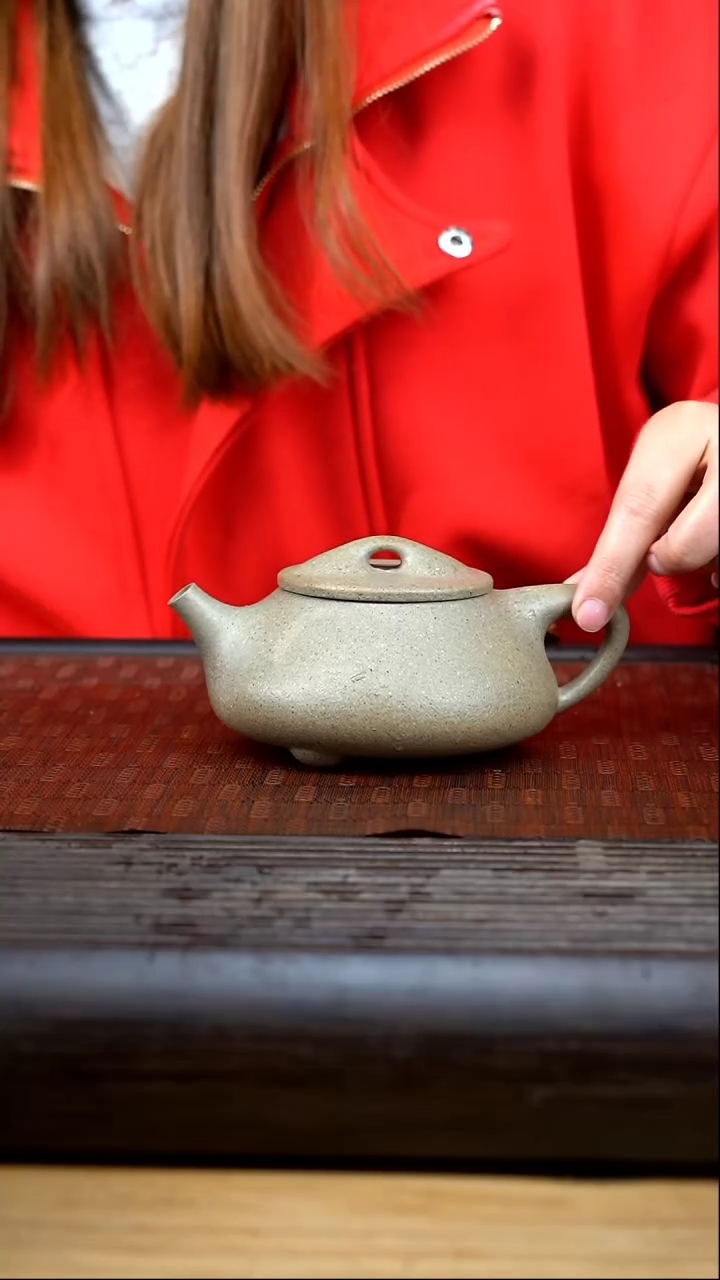 【闪购商品】紫砂茶壶xt 老青段 景州大满瓢 微瑕不退不换