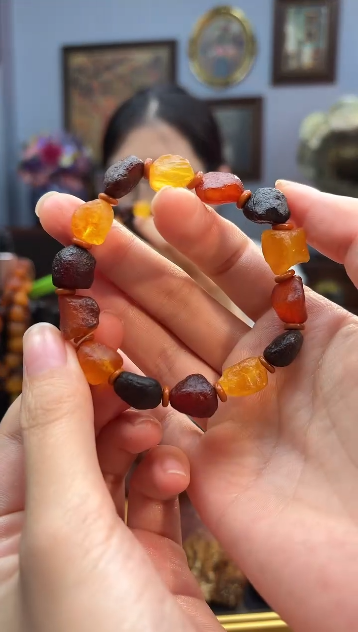 手串琥珀未镶嵌手串