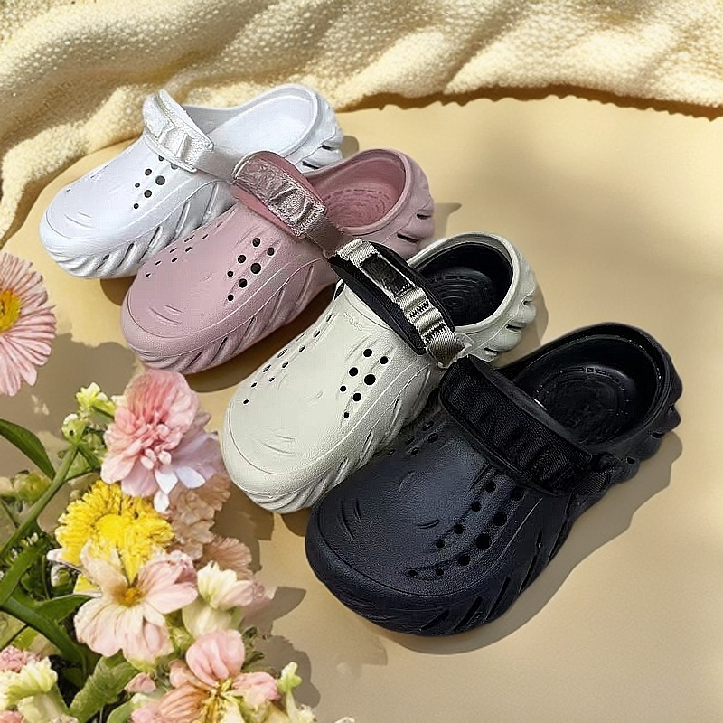 波波系列（增高3.0cm） 洞洞鞋男女2025新款春夏季