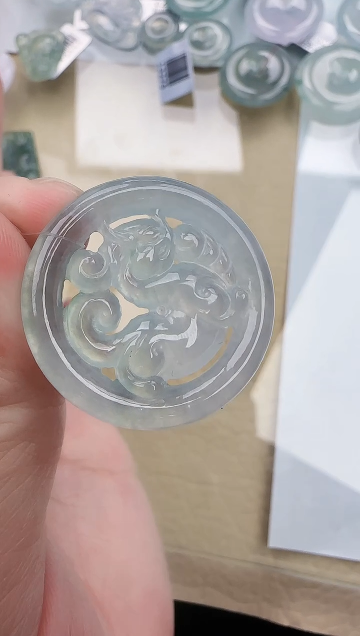 翡翠未镶嵌颈饰缅甸翡翠a货