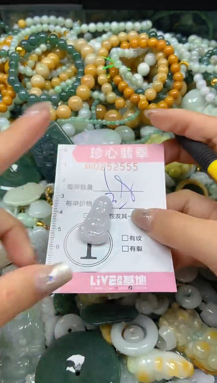 翡翠未镶嵌颈饰闪购0252555