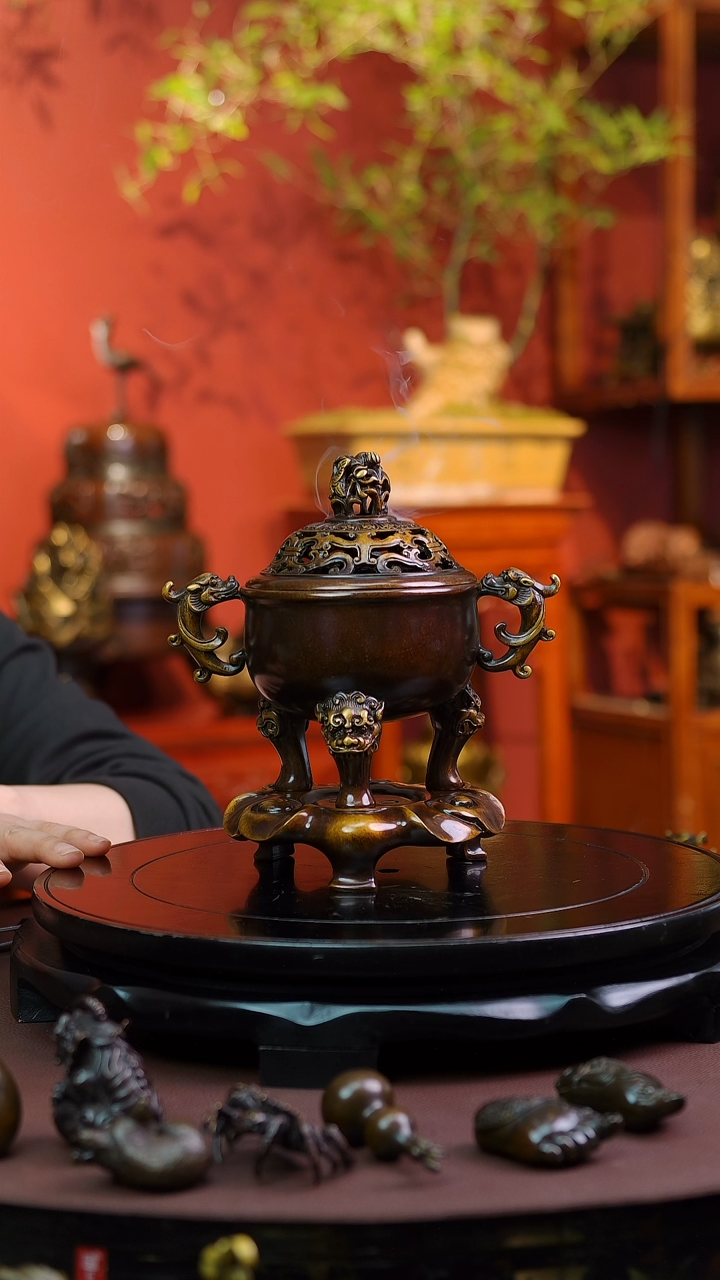 【闪购商品】螭龙熏香炉             