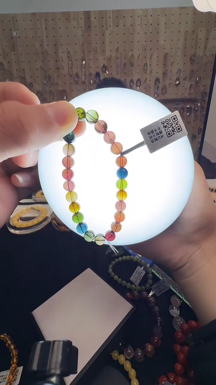 未镶嵌手链碧玺村0518 约7mm