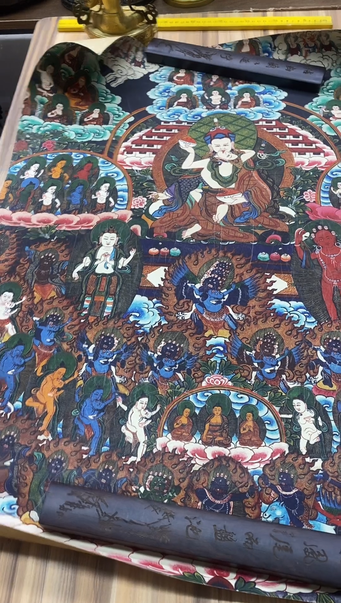 卷轴画精品挂饰 唐卡tk16309