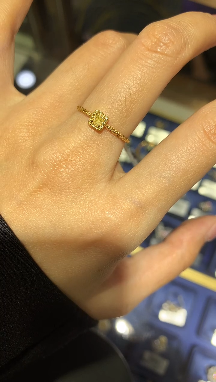 【闪购商品】钻石戒指/指环18K金镶嵌a163时尚