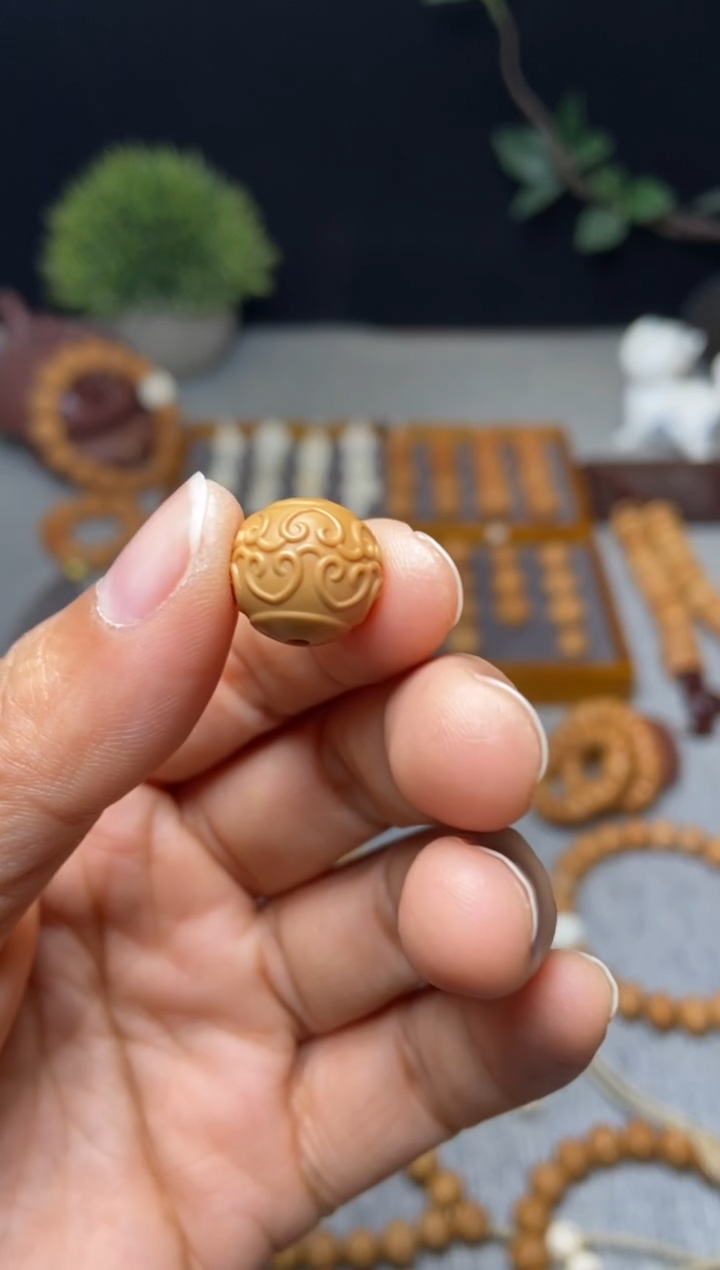 【闪购商品】猴头核桃吊坠如意纹13.5