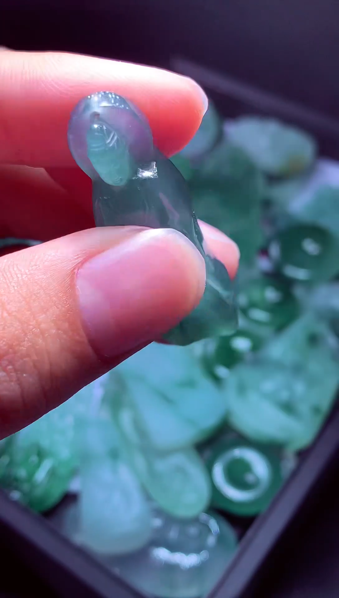 未镶嵌定制翡翠纳*#毛货翡翠定制