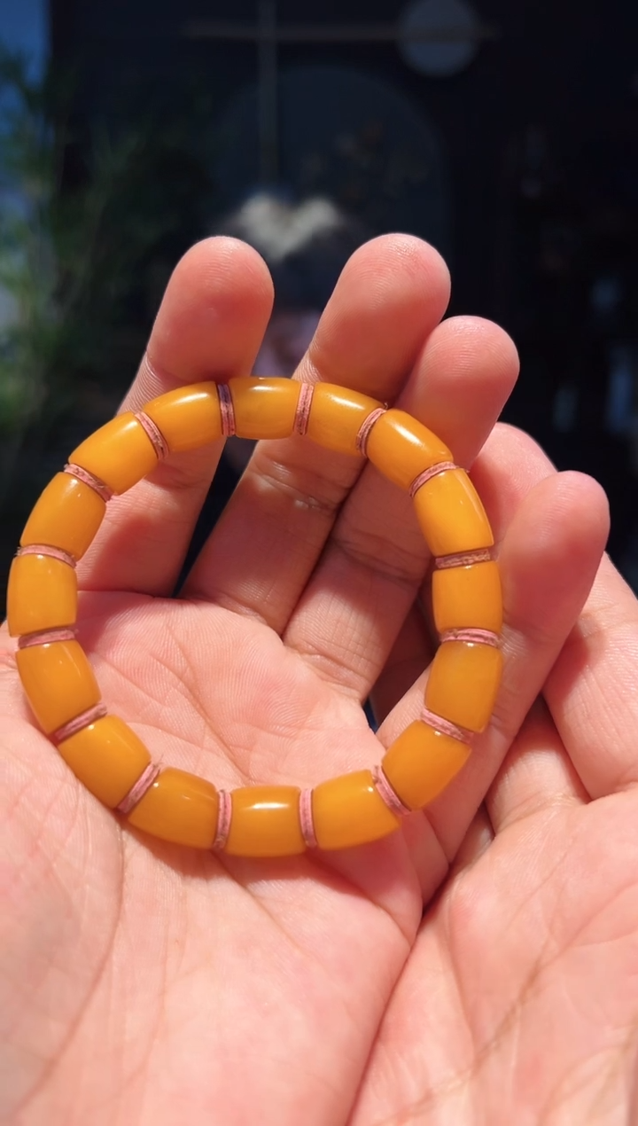 【闪购商品】蜜蜡手串未镶嵌马蹄蜡