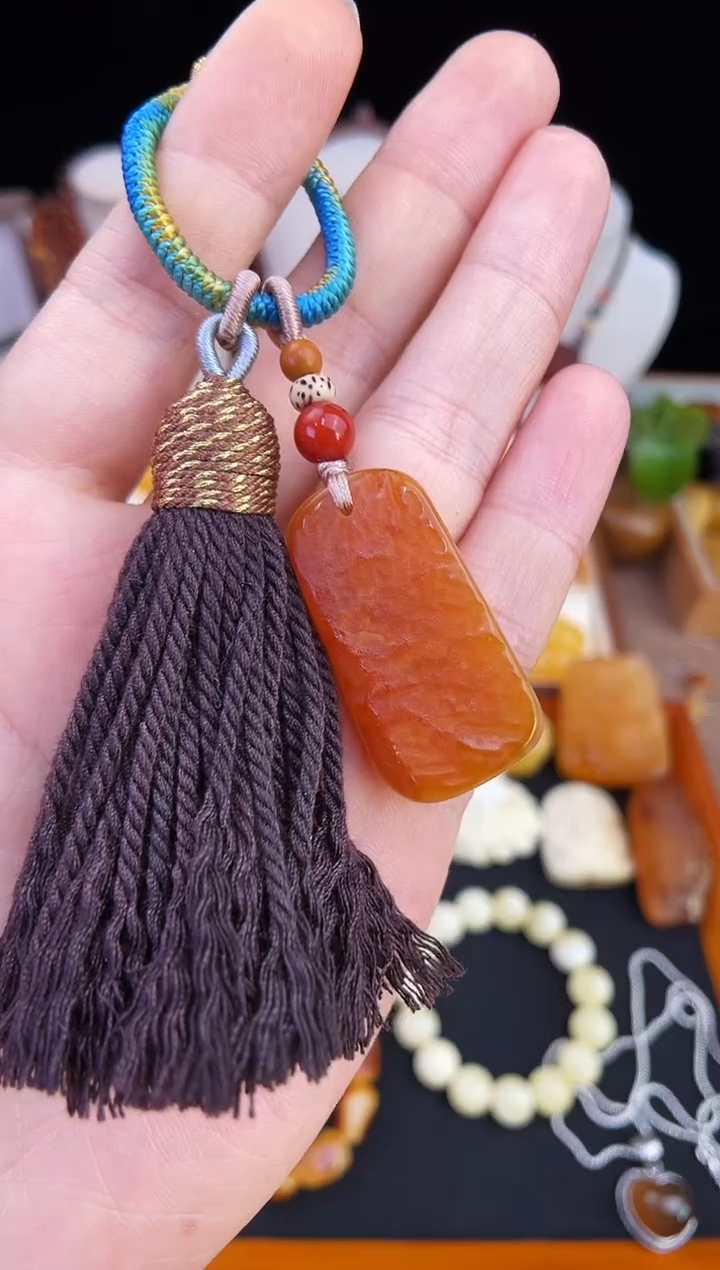 琥珀未镶嵌珠宝奇石柒月