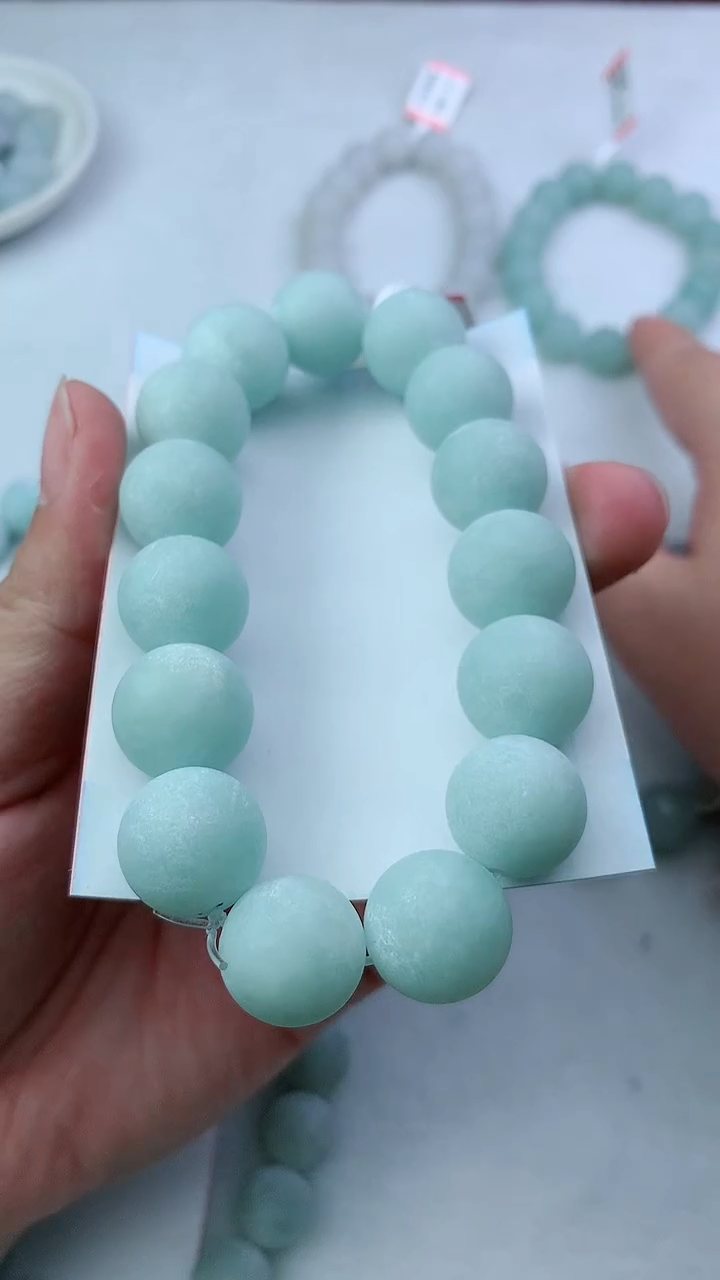 【闪购商品】定制翡翠未镶嵌珠子15