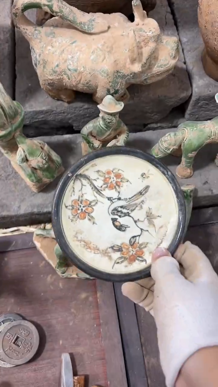 瓷片手工，手绘，陶瓷5