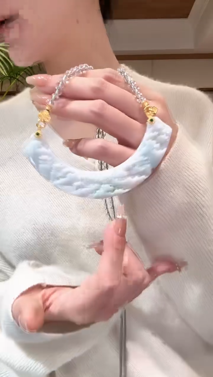 【闪购商品】翡翠颈饰未镶嵌国风