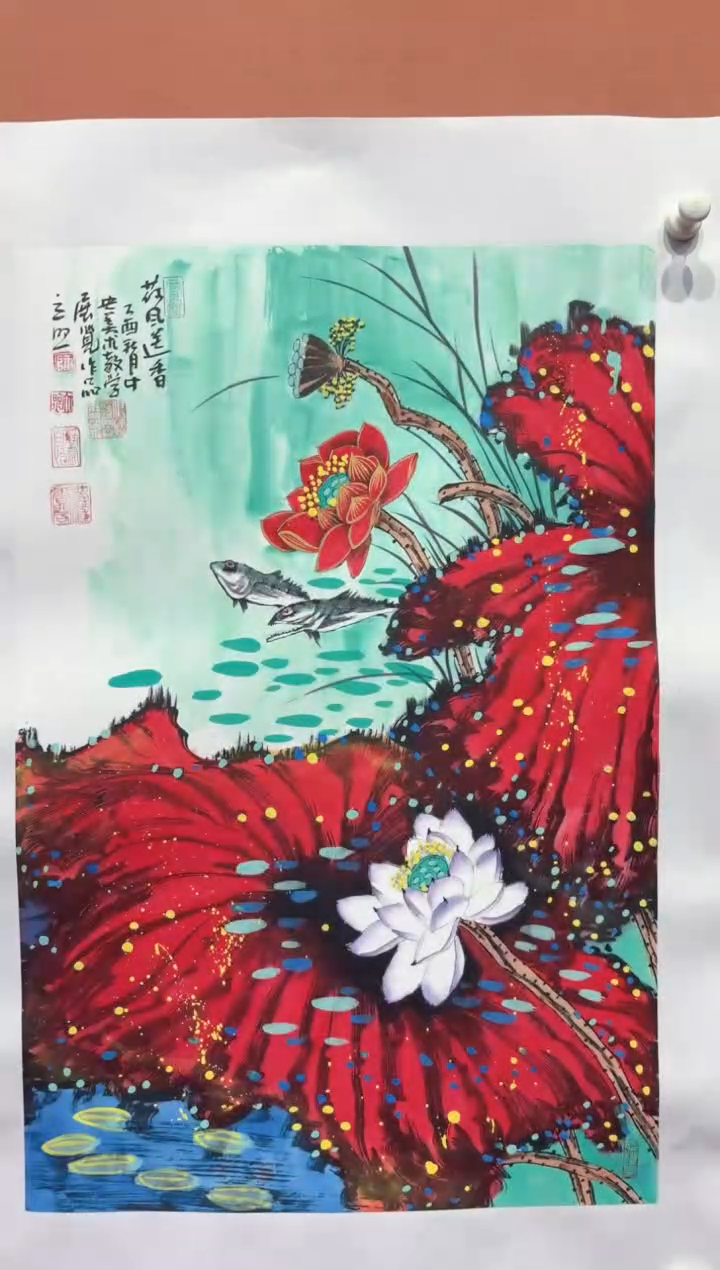 国画师立照老师国画作品